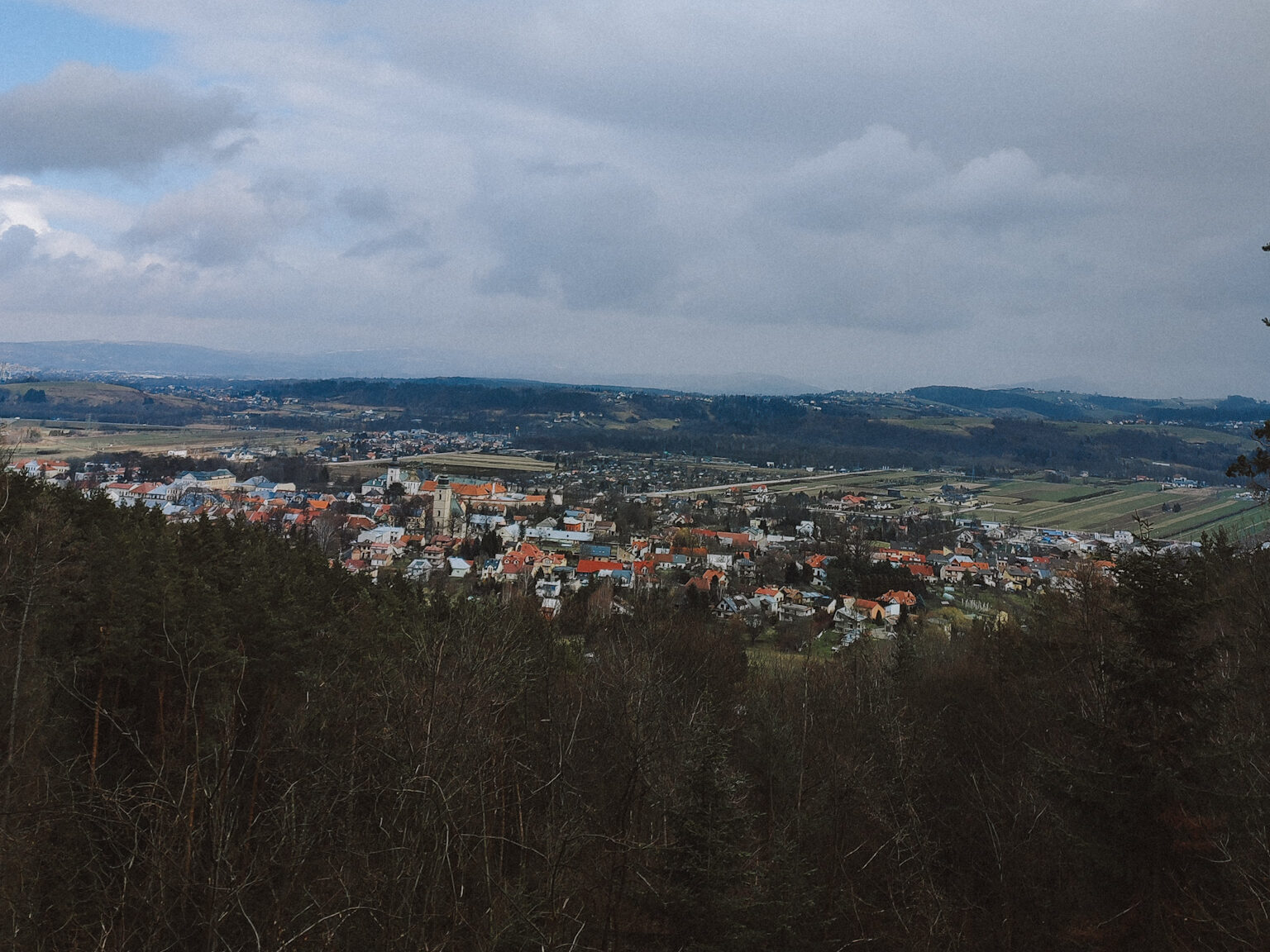 panorama Starego Sącza